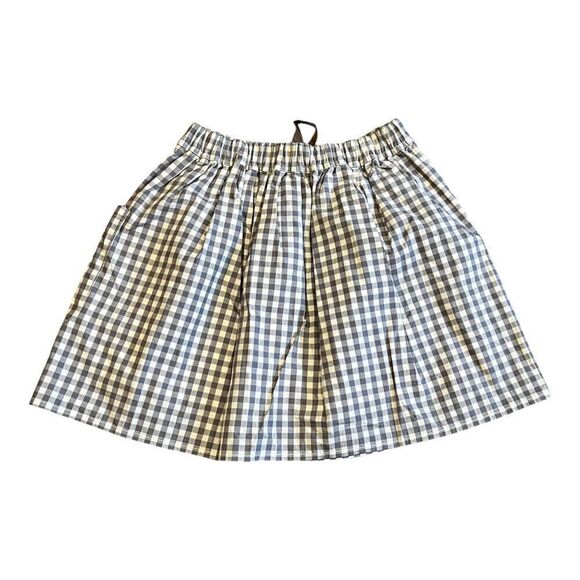 Olive Juice Girls Gingham Checkered POckets Picnic Classic Preppy Skirt Size 6Y - Picture 5 of 5